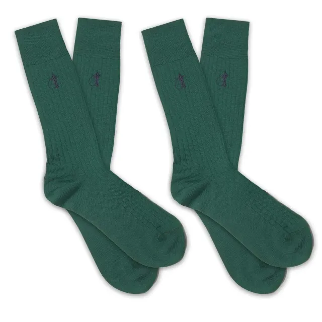 London Sock Company Merino British Racing Green sokker 2 par