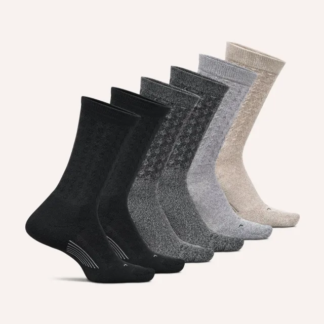 Feetures Everyday Max Cushion crew sokker 6-pk dame