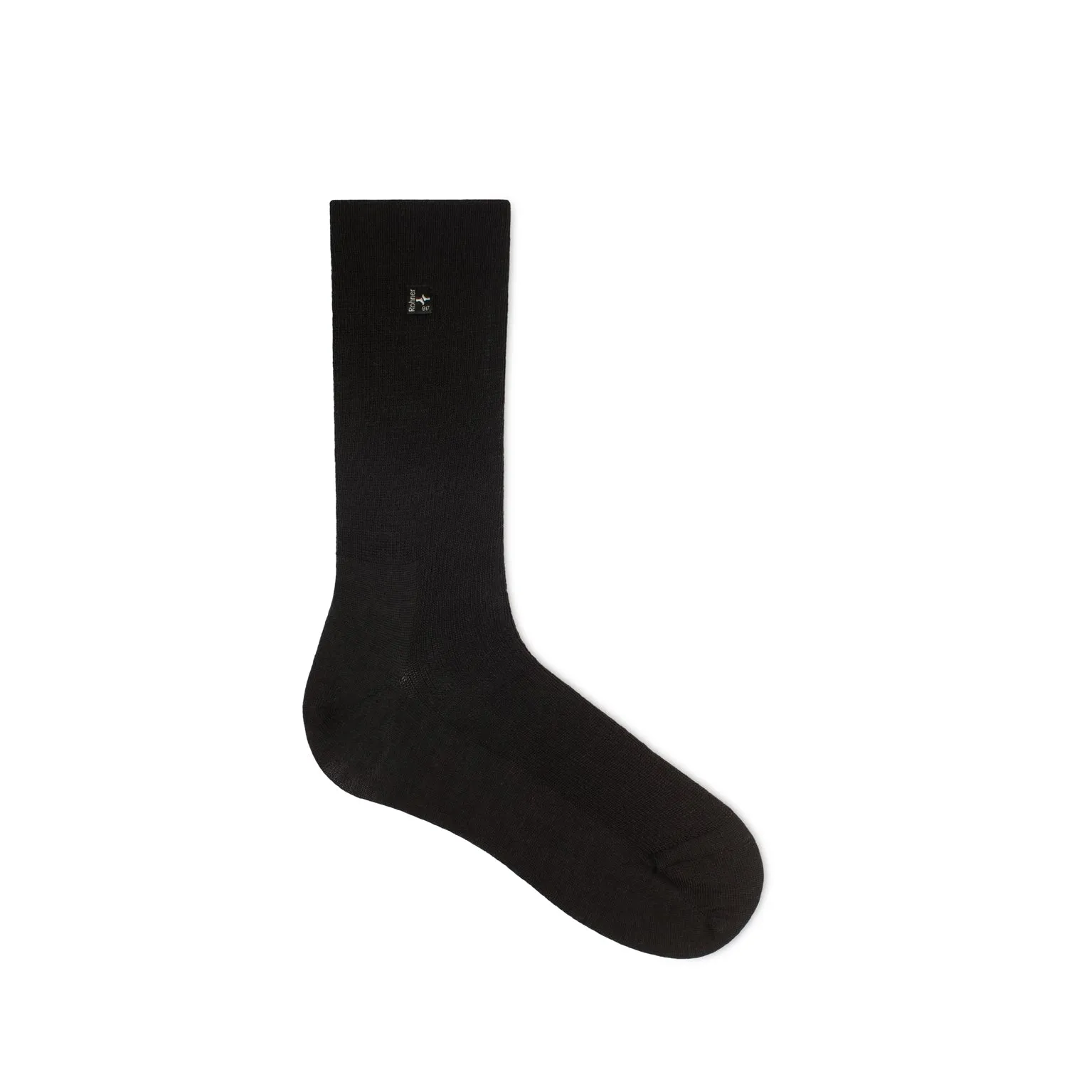 Rohner Diabetic Wool Socks Wide diabetessokker svart