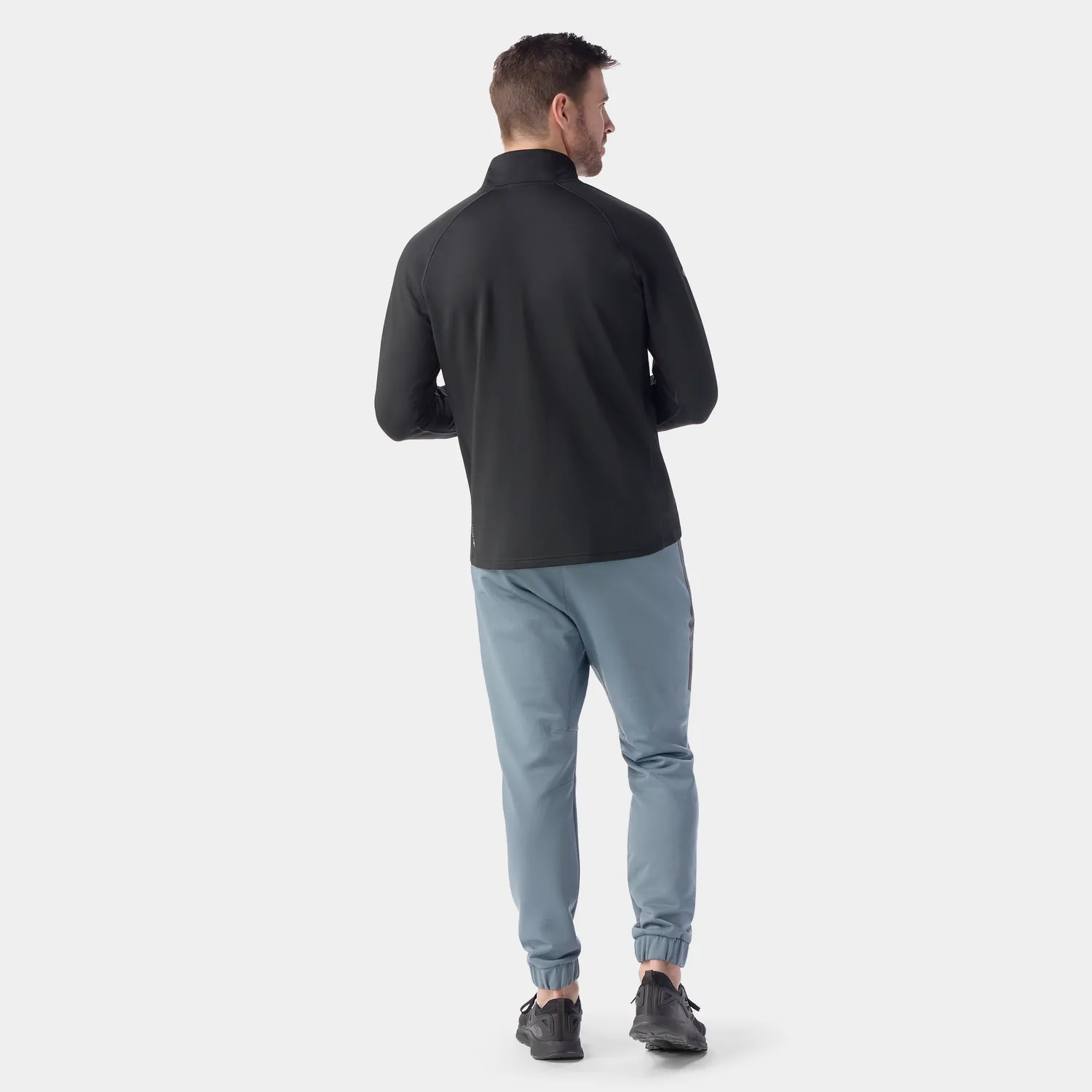 Smartwool Active Fleece Jacket Black herre stretch