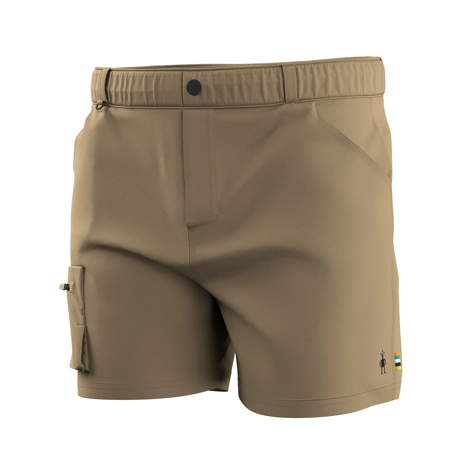 Smartwool Merino 7" Cargo turshorts herre Khaki