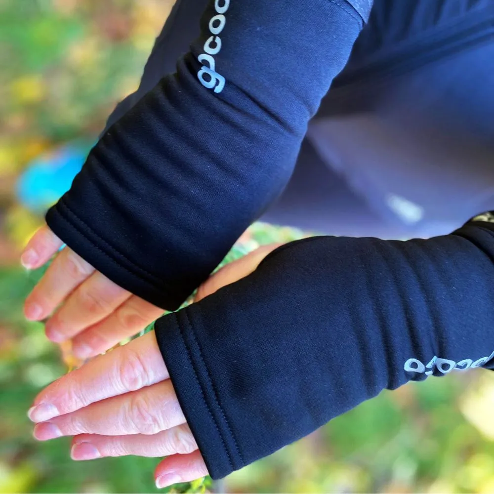 Gococo Powerstretch Fleece lue og pulsvarmere svart S/M