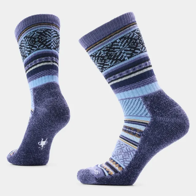 Smartwool Everyday Cozy Fair Isle crew sokker nightfall blue