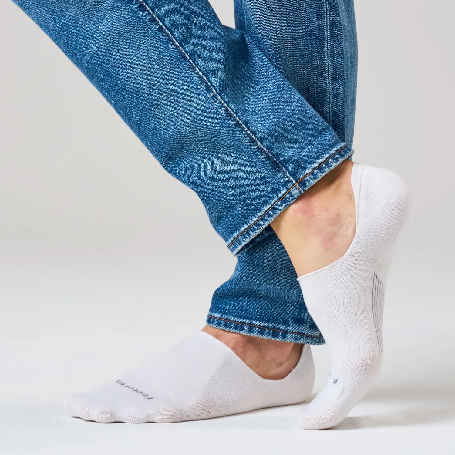 Feetures Everyday Ultra Light Invisible sokker hvit 3-pack usynlig