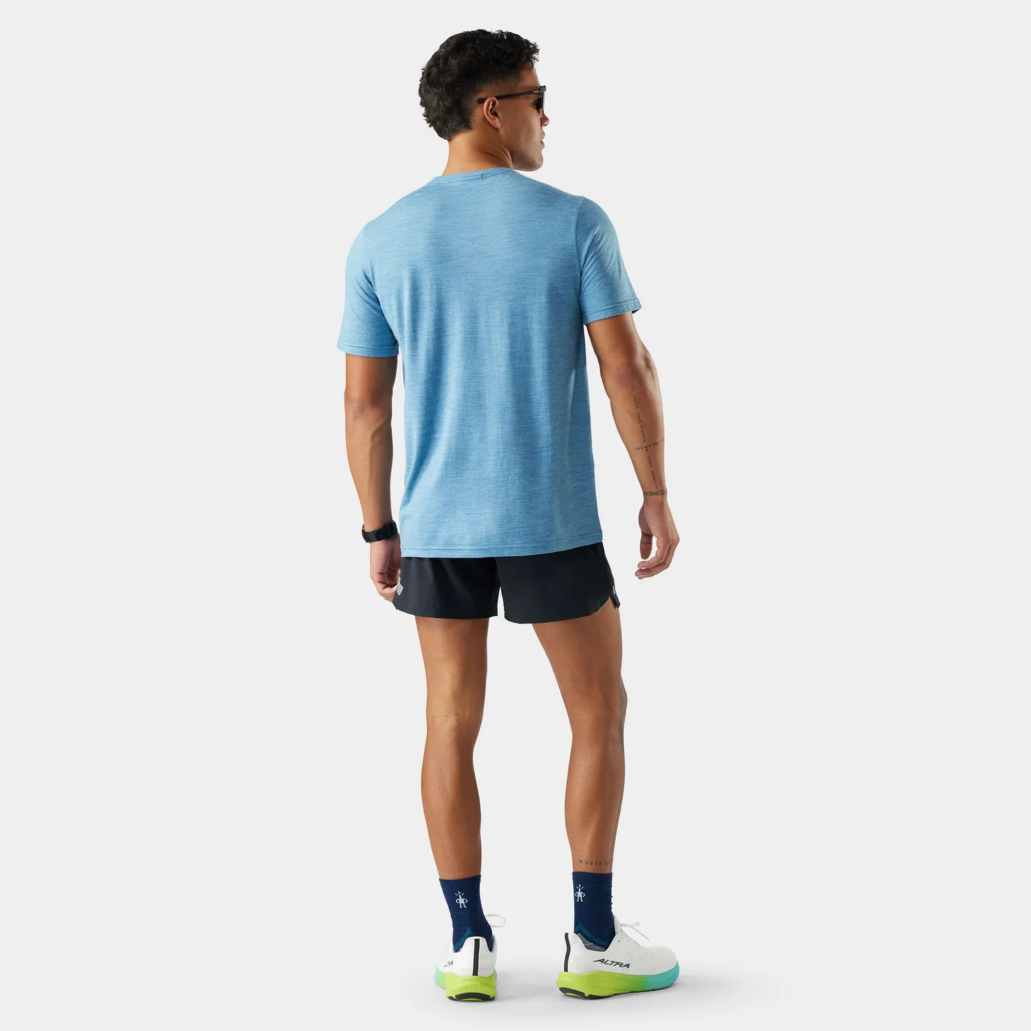 Smartwool Active Short Sleeve t-skjorte Mineral Blue merinoull