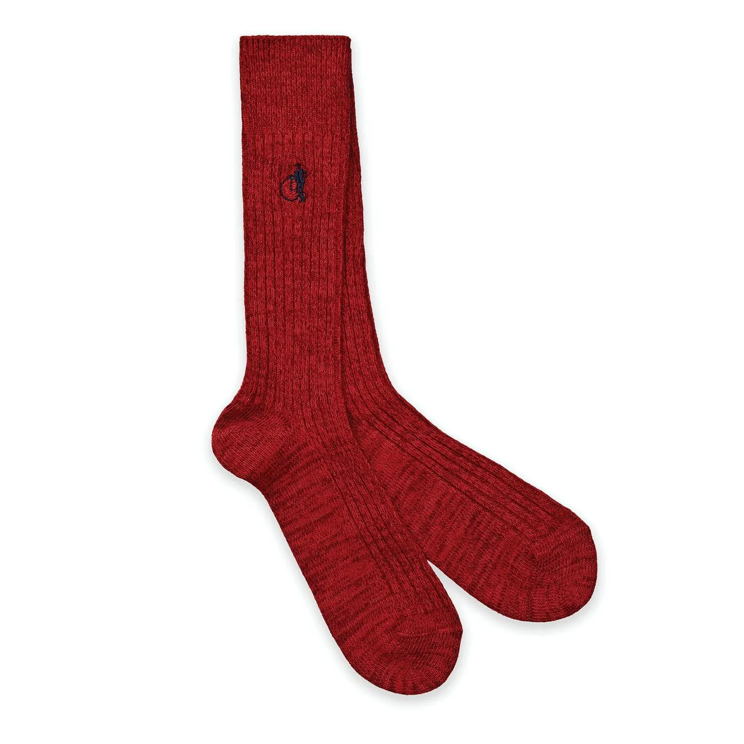 London Sock Company Kensington bootsokker 2-par blå rød