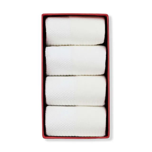 London Sock Company Simply Active ankelsokker 4-pk hvit