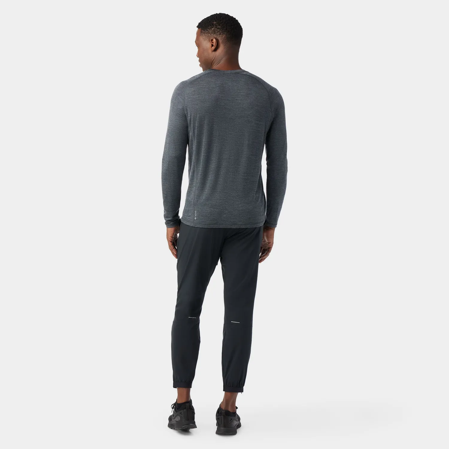 Smartwool Active Ultralite Long Sleeve treningsgenser Charcoal tynn