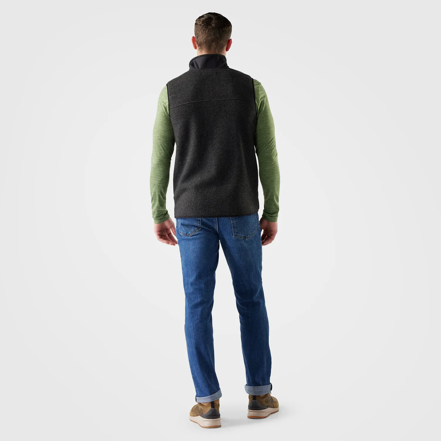 Smartwool Second Cut Fleece vest charcoal merinoull