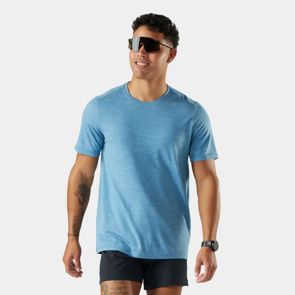Smartwool Active Short Sleeve t-skjorte Mineral Blue merinoull