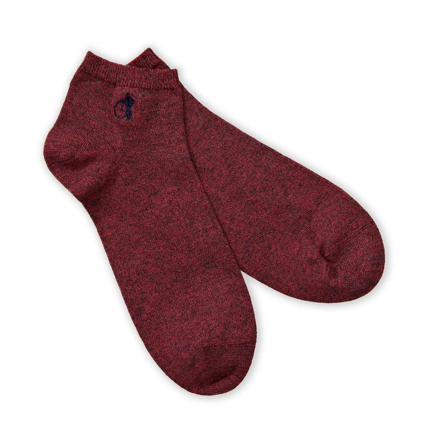 London Sock Company Marl Trainer ankelsokker kjemmet bomull
