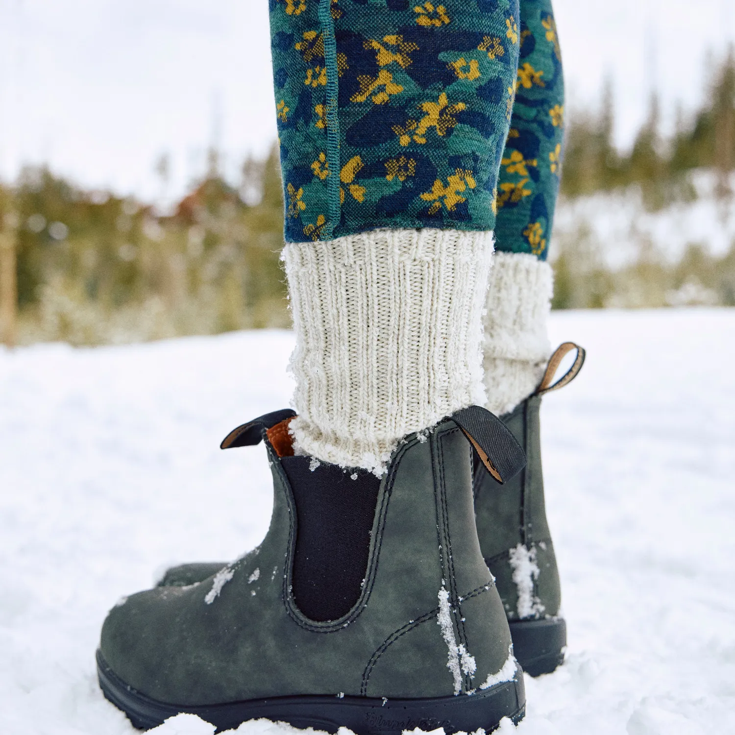 Smartwool Everyday Cozy Heritage Rib sokker ash merinoull