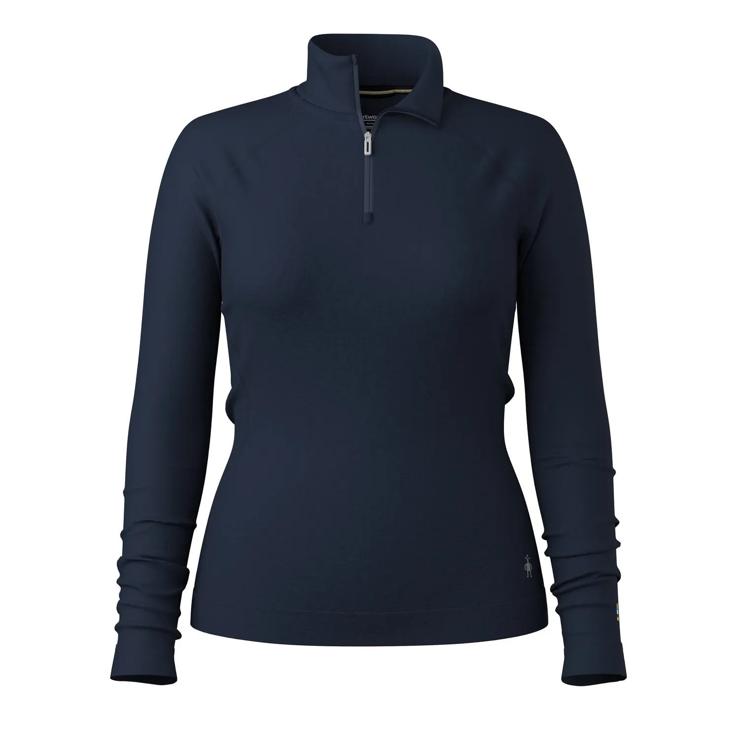 Smartwool Classic Thermal 1/4 Zip ulltrøye marineblå