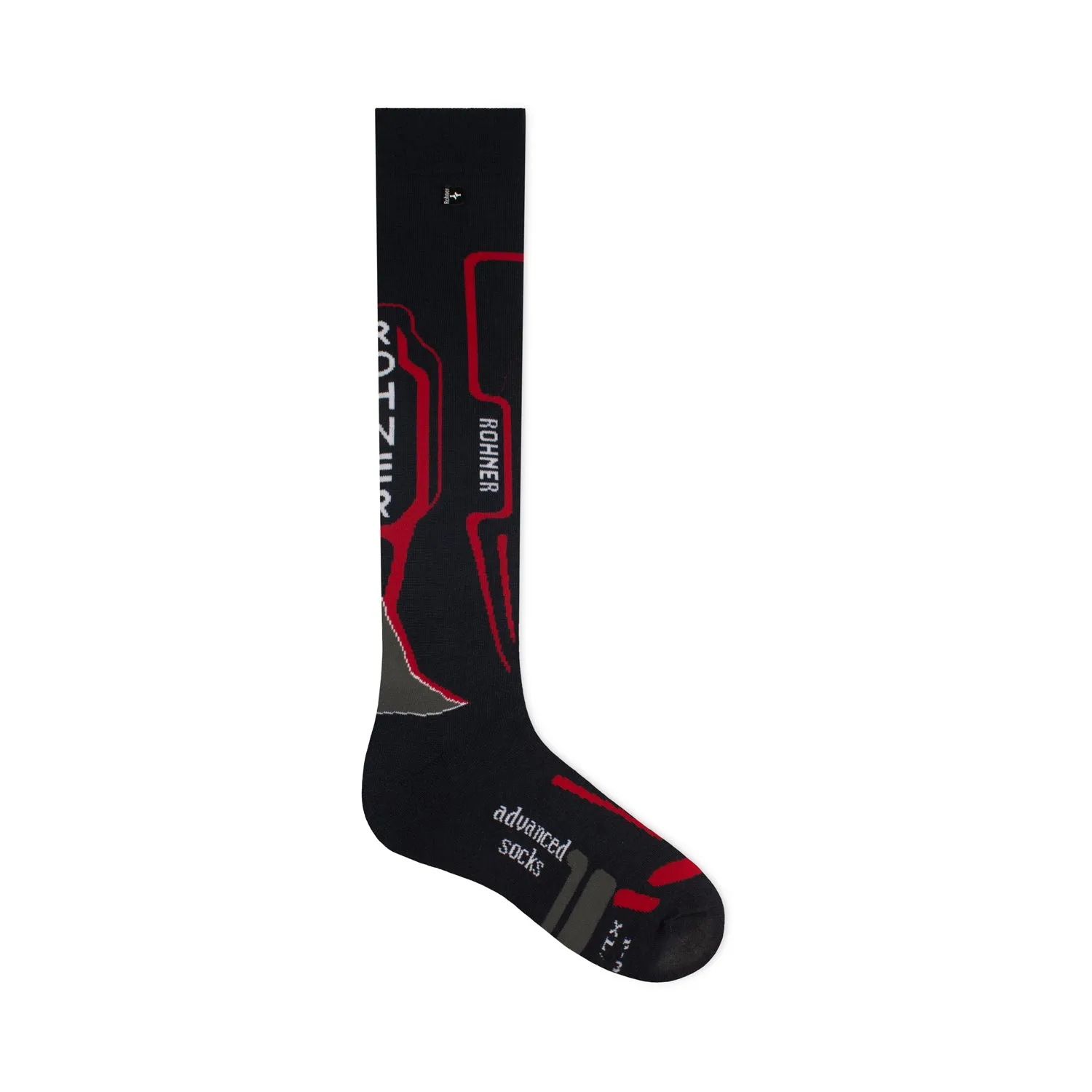 Rohner R-Motion skisokker hvit 36-38 lang ull